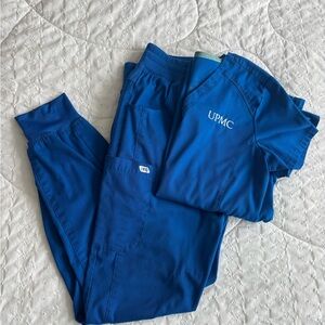 UPMC Blue Scrub Set